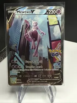 Mewtwo V 72/78 Alternate Full Art Pokemon TCG Pokemon Go 072/078 NM - Image 1