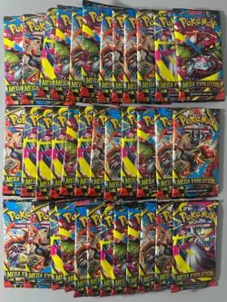 Pokemon Mega Evolution Base ME01 Factory Sealed 36 Booster Pack lot - Image 1