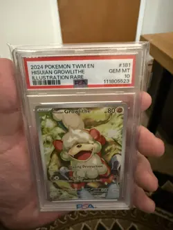 Pokemon Perrin and Growlithe sequential Grade PSA 10 - Image 2