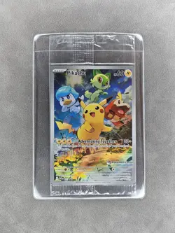 Pokemon Pikachu SVP027 Pokemon Center Stamped Scarlet & Violet Promo - SEALED - Image 1