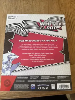 Pokemon TCG Binder Collection Scarlet & Violet White Flare Collection - Image 2