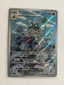 Pokemon TCG Garbodor 204/182 Sv04: Paradox Rift - IR Illustration Rare Holo - Image 1