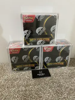 Pokemon TCG Mega Evolution Booster Box36 Packs + Acrylic Box - New & Sealed - Image 1