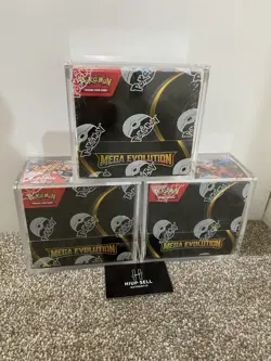 Pokemon TCG Mega Evolution Booster Box36 Packs + Acrylic Box - New & Sealed - Image 4