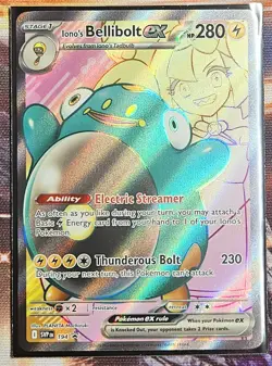 Pokemon Iono's Bellibolt Ex Journey Together Promo #194 - Image 4