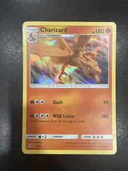 Pokemon TCG Charizard 5/18 Detective Pikachu Holo Rare - Image 1