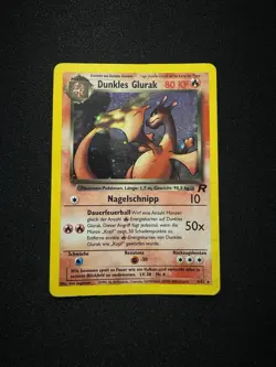 Pokemon TCG German Holo Dark Charizard [Dunkles Glurak] #4/82 - Image 2
