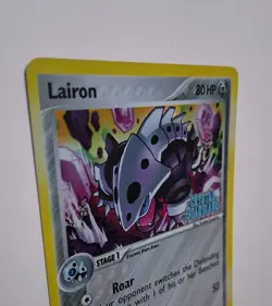Pokemon TCG Lairon 36/100 EX Crystal Guardians Holo Rare Stamped - Image 4