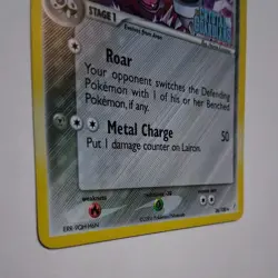 Pokemon TCG Lairon 36/100 EX Crystal Guardians Holo Rare Stamped - Image 5