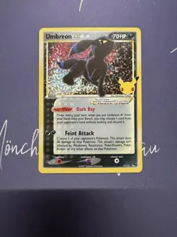 PSA 10 Worthy Umbreon Gold Star 17/17 Pokemon Celebrations PACK FRESH NM+ - Image 1