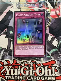 Planet Pollutant Virus Super Rare OP28-EN011 Yugioh Pack Fresh - Image 1