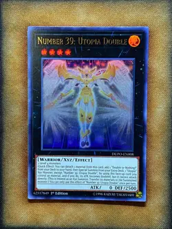 Yugioh Number 39: Utopia Double DUPO-EN008 Ultra Rare 1st Ed NM - Image 1