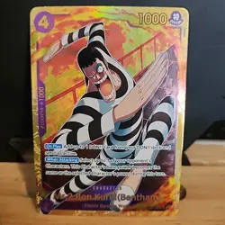 One Piece TCG Mr.2 Bon Kurei (Bentham) EB01-061 SEC PRB02 Secret Rare English - Image 1