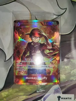 One Piece TCG: Monkey.D.Luffy ST10-006 SR Treasure Booster Set Promo - SEALED - Image 1