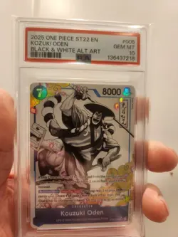 2025 ONE PIECE STARTER DECK ST22-ACE & NEWGATE #005 KOZUKI ODEN PSA 10 - Image 1