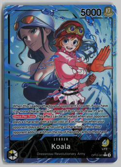 One Piece TCG OP12 Legacy of the Master Alt Art Leader Koala OP12-081 NM - Image 1