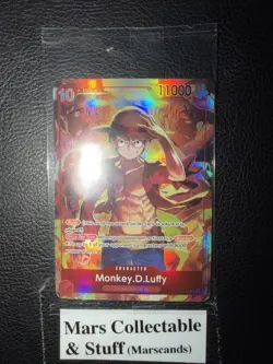 One Piece Treasure Booster Exclusive Promo Monkey.D.Luffy ST10-006 SR Sealed - Image 1