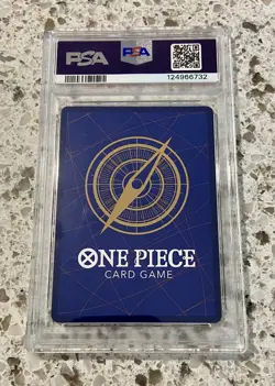One Piece OP10-119 Royal Blood - Trafalgar Law (Alternate Art) PSA 10 - Image 2