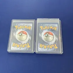 1999 WOTC POKEMON BASE SET 1ST EDITION MACHAMP 8/102 HOLO RARE LOT OF 2 CARDS HP - Image 2