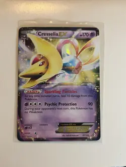 Pokemon TCG Cresselia EX Card 143/149 Boundaries Crossed MP-HP Condtion - Image 1