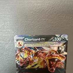 Charizard ex - 054/091 - SV: Paldean Fates Holo - Pokemon Card TCG - Image 3