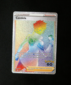 Pokemon Card TCG - Candela 083/078 - Pokemon GO - Rainbow Secret Rare - NM ⭐ - Image 1