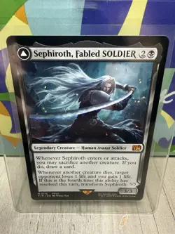 MTG Final Fantasy Sephiroth Fabled Soldier Regular Border Non Foil Card (115) - Image 1