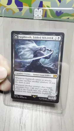 MTG Final Fantasy Sephiroth Fabled Soldier Regular Border Non Foil Card (115) - Image 2