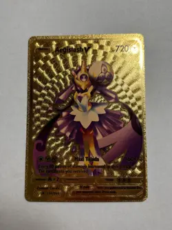 Aegislash V 134/203 HP 720 Gold Foil Fan Art Display Card RARE - NM - Image 1