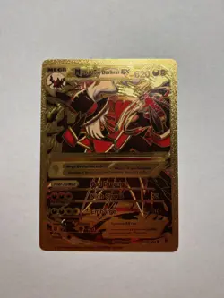 Gold Foil Fan Art Display Card Collection Mega Shadow Darkrai EX NM - Image 1