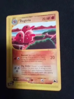 Dugtrio Skyridge 2003 Pokemon TCG Card #52/144 Dugtrio - Image 1