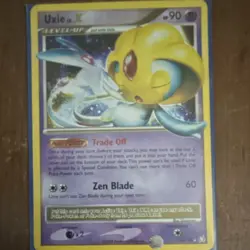 Pokemon Uxie LV.X 146/146 Legends Awakened Ultra Rare Holo Level Up 90HP Card - Image 1