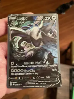Pokemon TCG Lugia v Alt Art 186/195 Silver Tempest Card, Near Mint Condition - Image 5