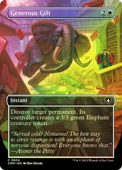 MTG - Generous Gift - Borderless Foil - Commander Masters - Magic the Gathering - Image 1