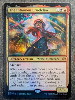 The Infamous Cruelclaw - Foil - Bloomburrow (MTG) - Image 1