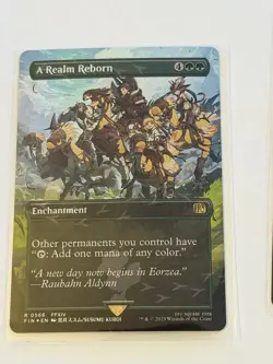 A Realm Reborn Borderless Final Fantasy Chocobo Track Foil 566 - Image 1