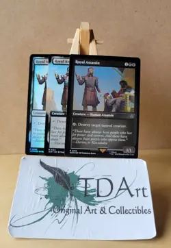 1x ROYAL ASSASSIN ~ NM - MTG - ACR Assassin's Creed - Extended Etched Foil - Image 1