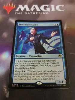 Mtg. Starfield Vocalist. Foil. Edge of Eternities. Pack Fresh - Image 1