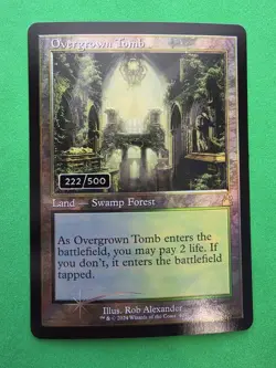Overgrown Tomb (Retro Frame) (Serial Numbered) Ravnica Remastered Foil - Image 1