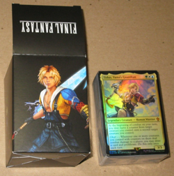 Magic MTG Final Fantasy X Counter Blitz Tidus Commander Deck * DECK and BOX - Image 2
