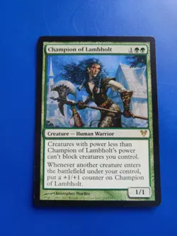 Champion of Lambholt R 171 Avacyn Restored Magic The Gathering Lightly Played - Image 1