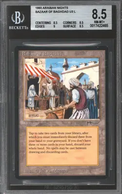 Magic MTG Arabian Nights Bazaar of Baghdad BGS 8.5 (8.5 8.5 9 8.5) NEAR MINT NM - Image 1