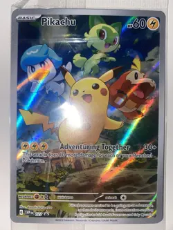 Pikachu #27 Black Star Promo Paldea Evolved SEALED Pokemon Scarlet and Violet - Image 1