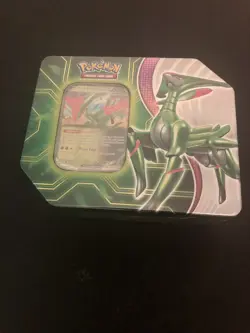 Pokemon TCG Paradox Clash Iron Leaves EX Sealed Tin - Image 1