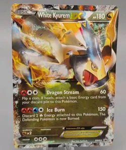 Pokemon TCG - White Kyurem EX BW63 - Ultra Rare B&W Black Star Promo NM - Image 1
