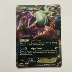 Darkrai EX 63/108 Full Art Holo Pokemon Dark Explorers TCG - Image 1