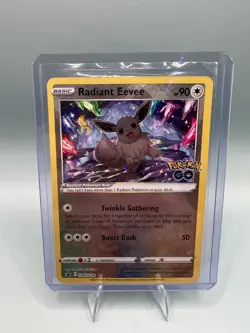 2022 Pokemon GO Radiant Eevee Black Star Promo BSP #SWSH230 - Image 1