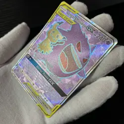 Pokemon TCG Gengar & Mimikyu GX (Full Art) 164/181 SM Team Up LP-NM - Image 3