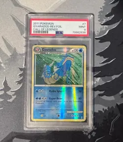 PSA 9 Pokemon Gyarados Reverse Holo Call of Legends #7 - Image 1