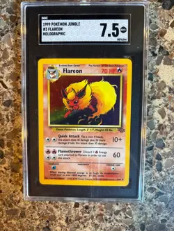 FLAREON 3/64 POKEMON JUNGLE HOLO SGC 7 - Image 1